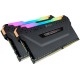 Память 8Gb x 2 (16Gb Kit) DDR4, 3600 MHz, Corsair Vengeance RGB Pro, Black (CMW16GX4M2D3600C18)