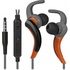 Наушники Defender OutFit W765, Grey/Orange, 3.5 мм (4-pin), микрофон (63767)