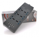 Фильтр сетевой 2 м ТВ-Т12, 6 розетки + 4 USB, 2 м, сечение 3х0,75мм, 3000W, Black (ТВ-Т12-Black)