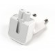 Перехідник на євророзетку PowerPlant, White для адаптерів Apple MagSafe Premium (APADAPTEURO)