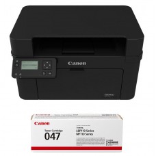 Принтер лазерный ч/б A4 Canon LBP113w, Black, + картридж Canon 047 (2207C001)