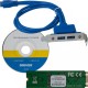 Плата-адаптер Frime, M2 (M&B Key) to 2 x USB3.0, NEC720201 (ECF-M2.M&Bto2USB3)