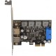 Контроллер PCI-E - Frime to USB3.0 (2 порта) 3A/порт+19pin NEC720201 (ECF-PCIEtoUSB006.LP)