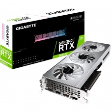 Відеокарта GeForce RTX 3060 Ti, Gigabyte, VISION (LHR), 8Gb GDDR6(GV-N306TVISION-8GD)