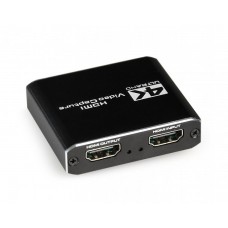Адаптер Cablexpert, Black, USB адаптер захвата HDMI-сигнала, 4K, сквозной HDMI(UHG-4K2-01)