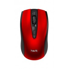 Миша бездротова Havit HV-MS858GT, Black/Red, USB, 2.4GHz, 600/1200/1600 dpi, до 10 м, 2xAAA