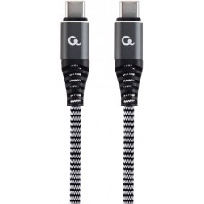 Кабель USB Type-C - USB Type-C 1.5 м Cablexpert Grey, премиум (CC-USB2B-CMCM100-1.5M)