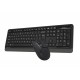 Комплект беспроводной A4tech Fstyler FG1012, Black, клавиатура+мышь