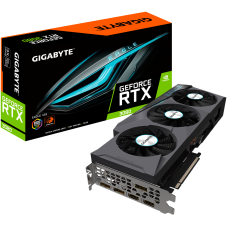 Видеокарта GeForce RTX 3080, Gigabyte, EAGLE (LHR), 12Gb GDDR6X, 384-bit (GV-N3080EAGLE-12GD)