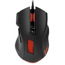 Миша 2E MG335 GAMING, Black, USB, оптична, 800-6400 dpi, RGB-підсвічування (2E-MG335UB)