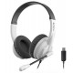 Навушники A4Tech HU-10, Black/White, USB