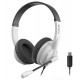 Наушники A4Tech HU-10, Black/White, USB