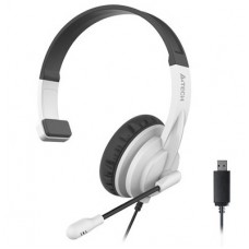 Навушники A4Tech HU-11 (Mono), Black/White, USB