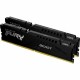 Пам'ять 16Gb x 2 (32Gb Kit) DDR5, 5600 MHz, Kingston Fury Beast, Black (KF556C40BBK2-32)