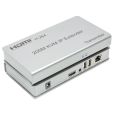 Активный удлинитель HDMI по витой паре PowerPlant, Grey, 2 шт, до 200 м (CA912940)