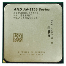 Б/У Процессор AMD (FM1) Athlon X3 A6-3500 (3x2.1GHz-2.4GHz) (AD35000JZ33GX)