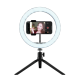Набір відеоблогера із кільцевим світильником Trust Maku Ring Light Vlogging kit, Black (24393)