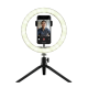 Набор видеоблогера с кольцевым светильником Trust Maku Ring Light Vlogging kit, Black (24393)