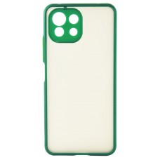 Накладка силиконовая для смартфона Xiaomi Mi 11 Lite, Gingle Matte Case (strong) Dark Green