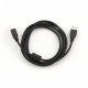 Кабель USB - USB BM 3 м Cablexpert Black, ферит (CCFB-USB2-AMBM-3M)