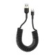Кабель USB - micro USB 0.35-1.5 м ColorWay Black, 2.4A (CW-CBUM051-BK)