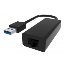 Мережевий адаптер USB 3.0 - Ethernet, 10/100/1000 Мбит/с, Black, Viewcon (VE874)