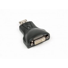 Адаптер DisplayPort (M) - DVI (M), Viewcon, Black (VE557)