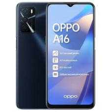 Смартфон Oppo A16 Crystal Black, 3/32GB