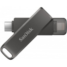 USB 3.1 Type-C / Lightning Flash Drive 128Gb, SanDisk iXpand Luxe, Gray (SDIX70N-128G-GN6NE)