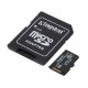 Карта памяти microSDHC, 16Gb, Kingston Industrial, SD адаптер (SDCIT2/16GB)