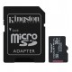 Карта пам'яті microSDHC, 32Gb, Kingston Industrial, SD адаптер (SDCIT2/32GB)