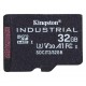 Карта пам'яті microSDHC, 32Gb, Kingston Industrial, без адаптера (SDCIT2/32GBSP)