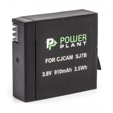 Акумулятор SJCAM SJ7B, PowerPlant, 910 mAh / 3.8 V, Li-Ion (CB970186)