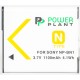 Акумулятор Sony NP-BN1, PowerPlant, 1100 mAh / 3.7 V, Li-Ion (DV00DV1278)