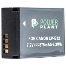 Аккумулятор Canon LP-E12, PowerPlant, 875 mAh / 7.2 V, Li-Ion (DV00DV1311)