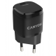 Мережевий зарядний пристрій Canyon H-20-05, Black, 1xUSB-C, 20 Вт (CNE-CHA20B05)