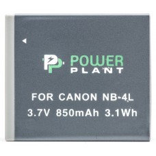 Акумулятор Canon NB-4L, PowerPlant, 850 mAh / 3.7 V, Li-Ion (DV00DV1006)