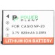 Аккумулятор Casio NP-20, PowerPlant, 1500 mAh / 3.7 V, Li-Ion (DV00DV1042)