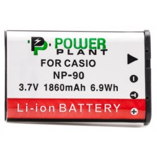 Акумулятор Casio NP-90, PowerPlant, 1860 mAh / 3.7 V, Li-Ion (DV00DV1314)