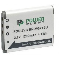 Акумулятор JVC BN-VG212U, PowerPlant, 1200 mAh / 3.7 V, Li-Ion (DV00DV1392)
