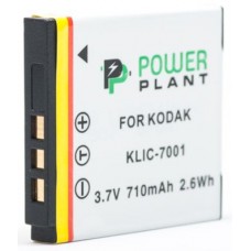 Акумулятор Kodak KLIC-7001, PowerPlant, 710 mAh / 3.7 V, Li-Ion (DV00DV1153)
