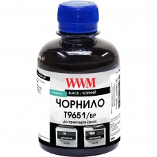 Чернила WWM Epson WF-M5799DWF/M5299DW, Black, 200 мл, пигментные (T9651/BP)