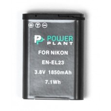 Акумулятор Nikon EN-EL23, PowerPlant, 1850 mAh / 3.8 V, Li-Ion (DV00DV1396)