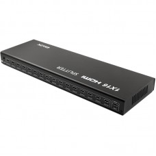 Спліттер HDMI 1x16, версия 1.4, 4K, 3D, 2160Р, PowerPlant (CA912513)