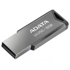 USB Flash Drive 16Gb A-Data UV250, Black/Silver, металевий корпус (AUV250-16G-RBK)