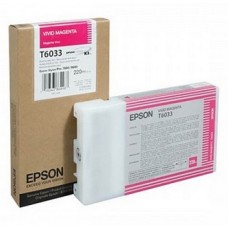 Картридж Epson T6033, Vivid Magenta (C13T603300)
