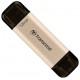 Флеш накопитель USB 128Gb Transcend JetFlash 930C, Gold/Black, Type-C / USB 3.2 Gen 1 (TS128GJF930C)
