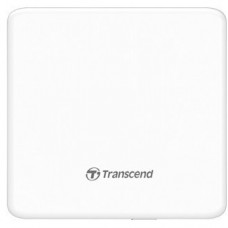 Внешний оптический привод Transcend, White, DVD+/-RW, Ultra Slim, USB 2.0 (TS8XDVDS-W)