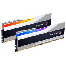 Пам'ять 16Gb x 2 (32Gb Kit) DDR5, 6000 MHz, G.Skill Trident Z5 RGB, Silver (F5-6000J3636F16GX2-TZ5RS)