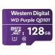 Карта памяти microSDXC, 128Gb, Class10 UHS-I V30, Western Digital Purple, без адаптера (WDD128G1P0C)